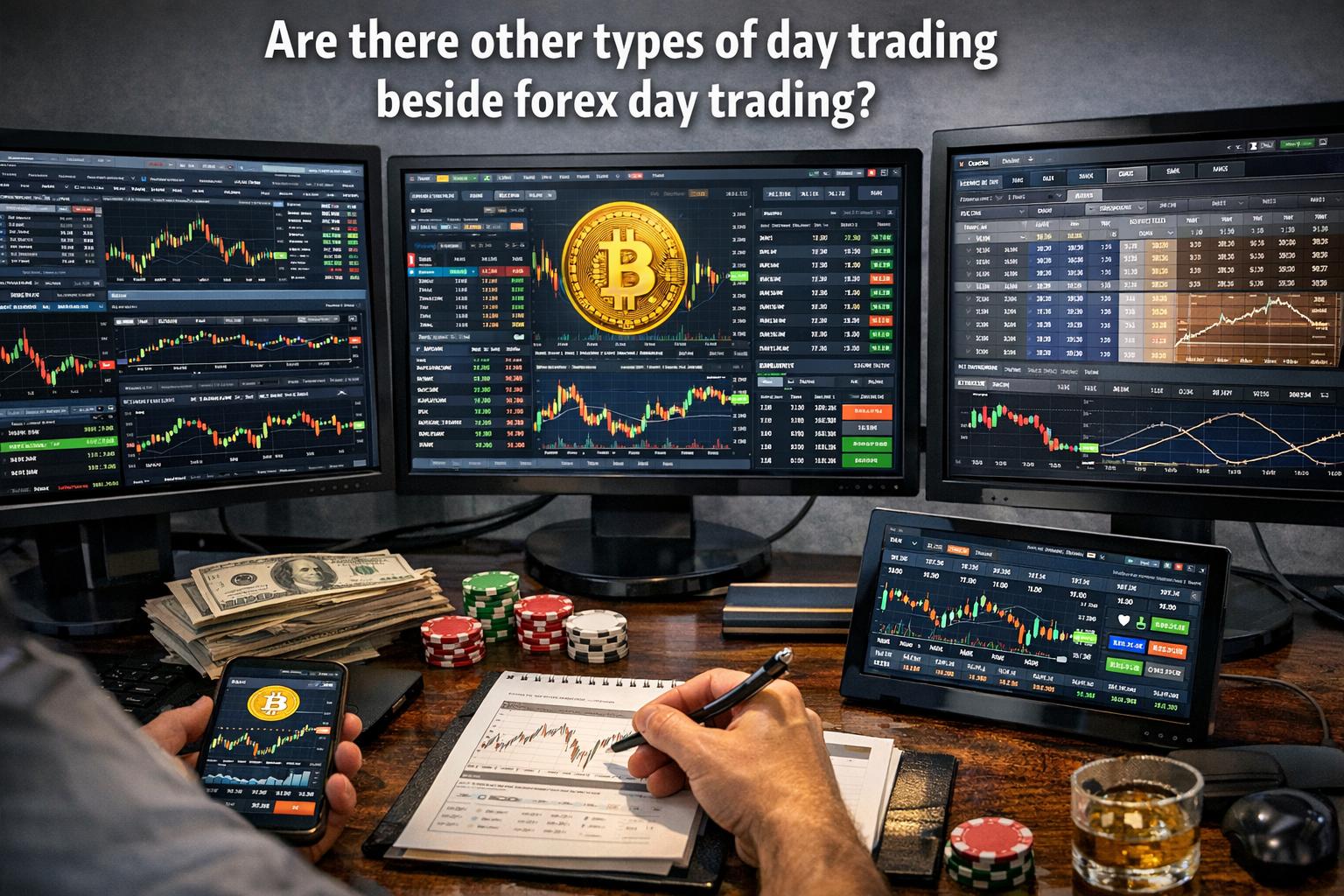 Are there other types of day trading beside forex day trading?