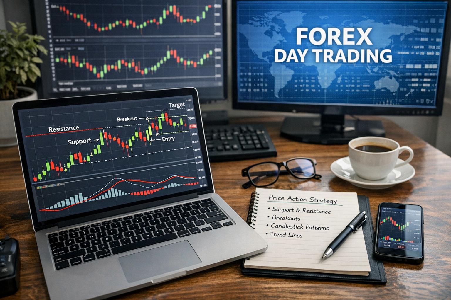 How to Use Price Action Strategies in Forex Day Trading