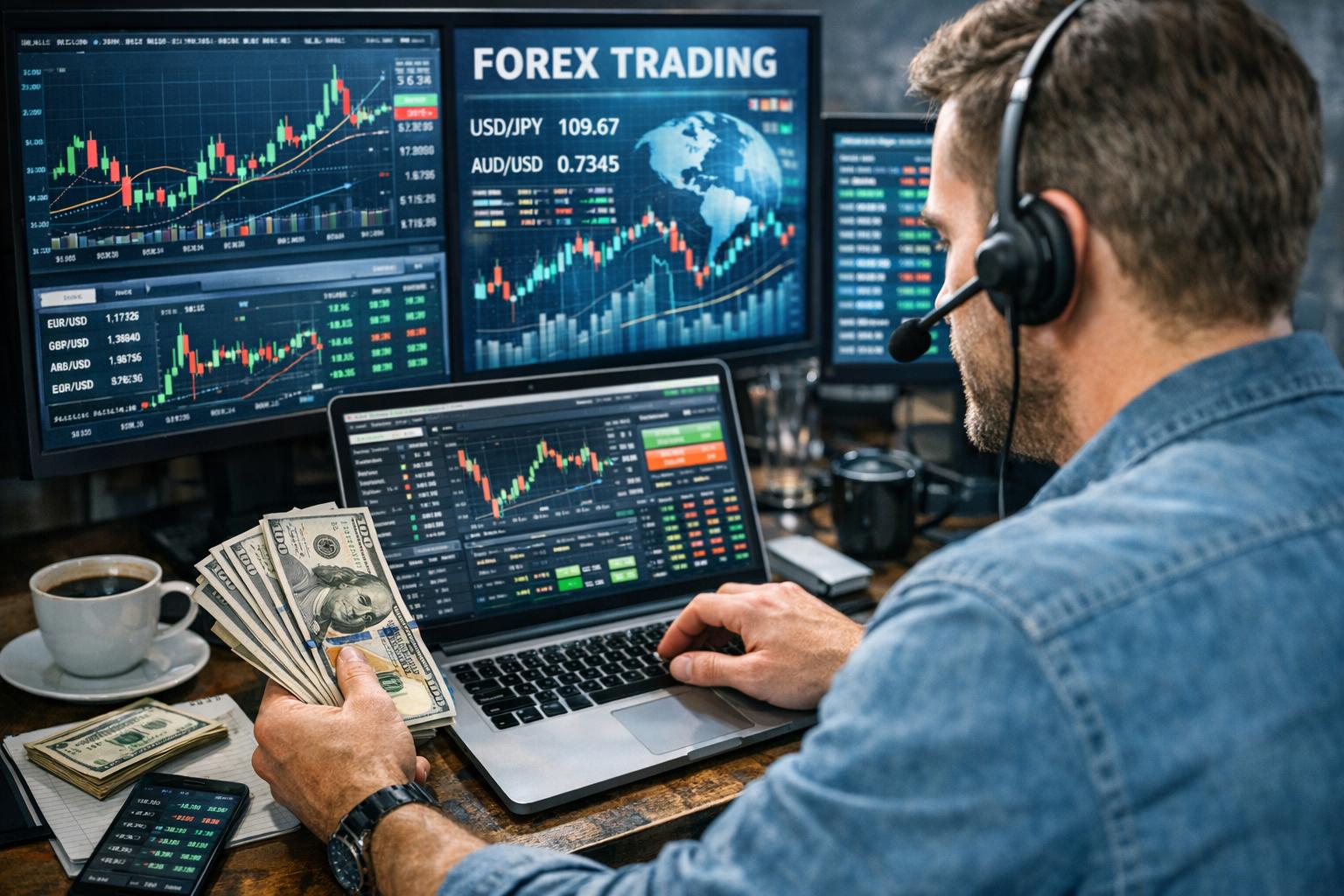 Is it easy to make money day trading on the forex market?