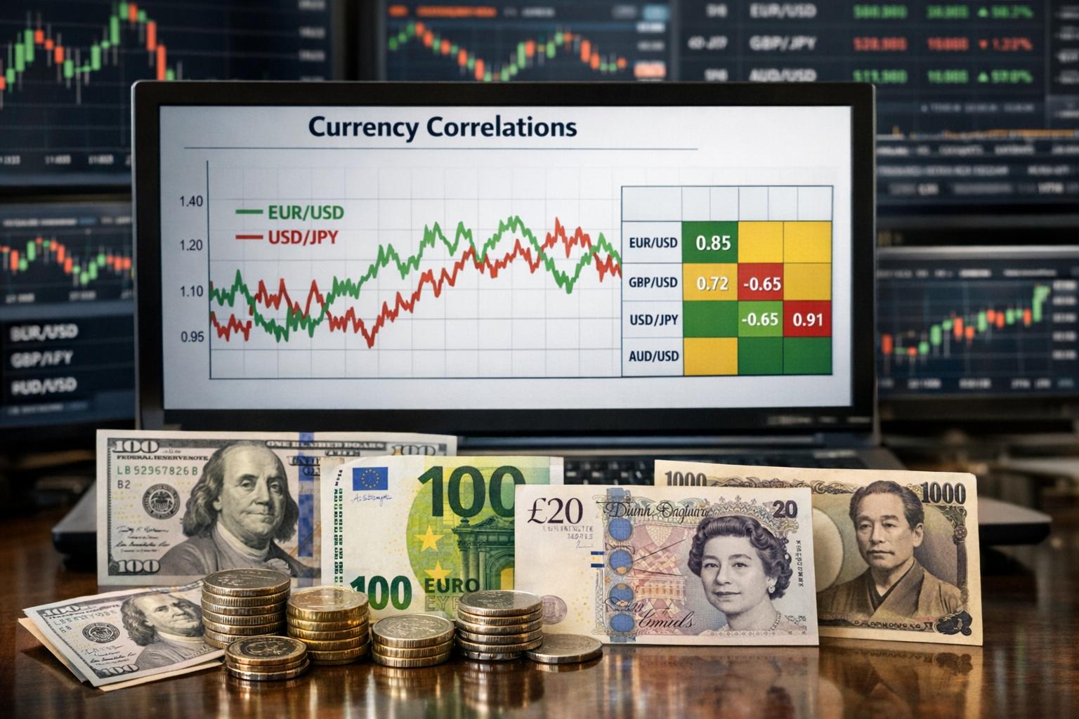 Understanding Correlations Between Currency Pairs for Better Trades